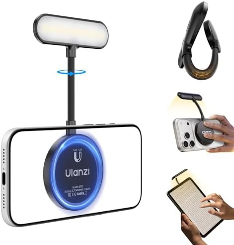 Gooseneck magnetic reading light