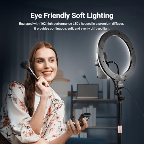 RGB 10.5 in ring light with stand — photo 3