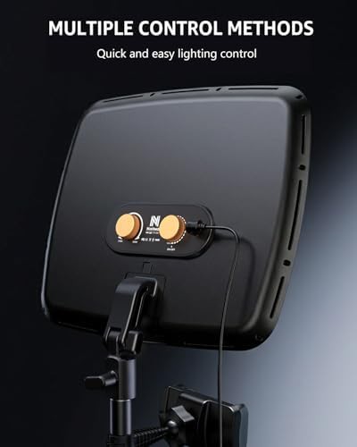 Large dimmable ring light with tripod — photo 3