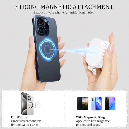 Magnetic foldable selfie light with mirror — photo 3