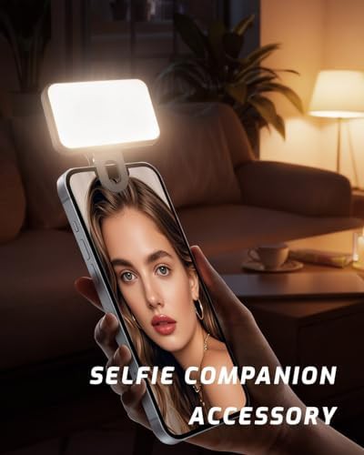 Clip on rechargeable portable selfie light — photo 3