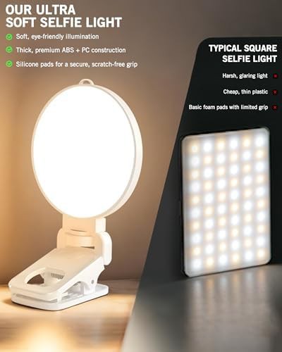 Clip on soft selfie ring light — photo 3