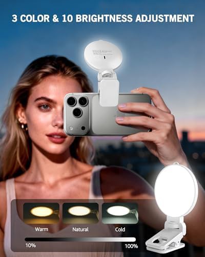Clip on soft selfie ring light — photo 4