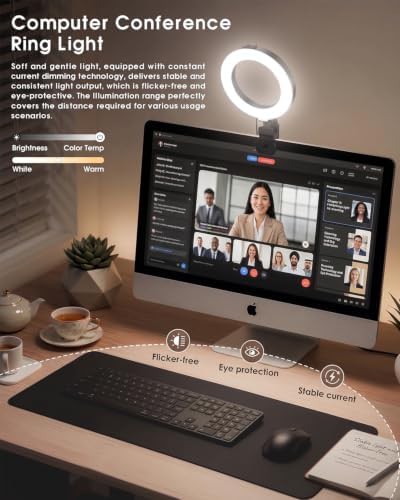 Monitor clip on video conference light — photo 3