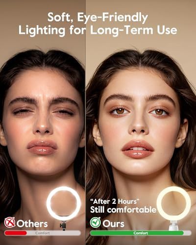 High CRI desk ring light for makeup — photo 4