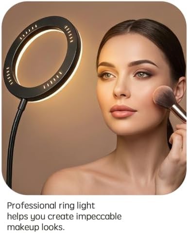 Flexible arm ring light for laptops — photo 5