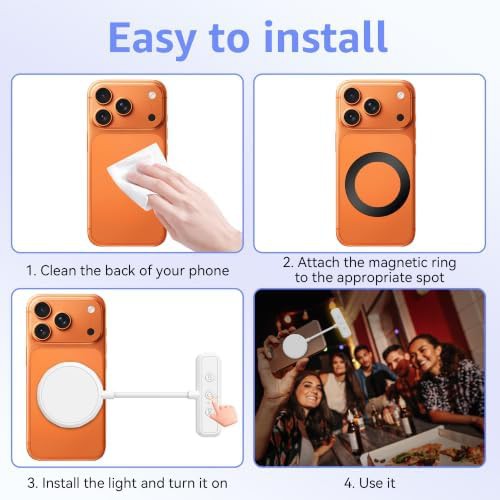Magnetic gooseneck portable selfie light — photo 5