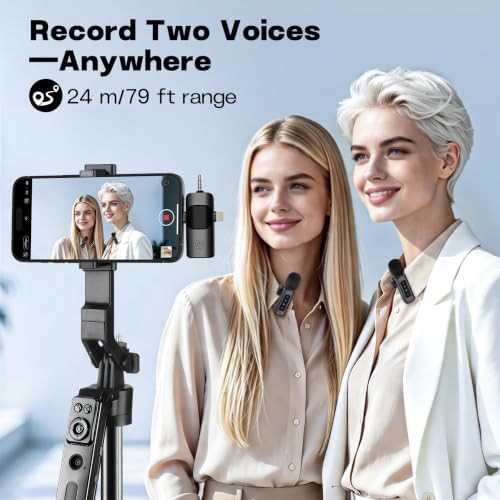 Vlogging kit with tracking tripod and mics — photo 4
