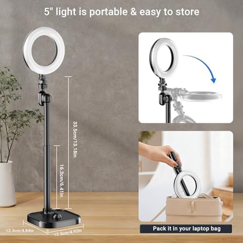 Portable streaming ring light for video recording — photo 4